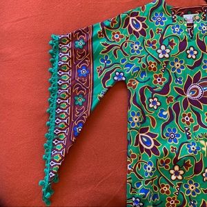 VTG Indorables Flare Sleeve Mini Dress